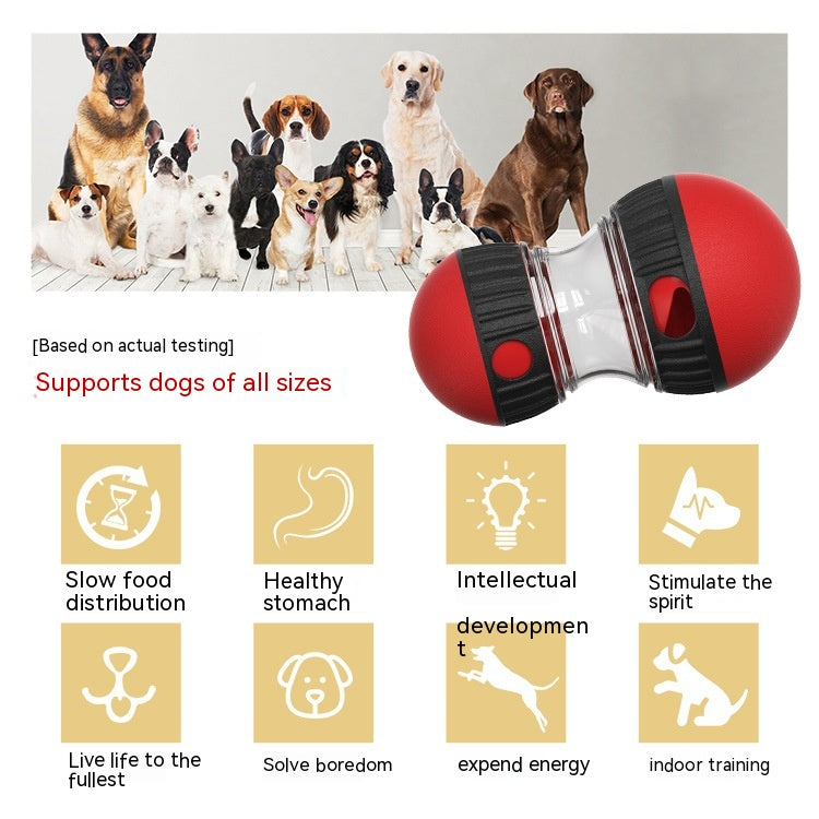 Interactive Treat Dispensing Dog Toy – Adjustable Puzzle Feeder