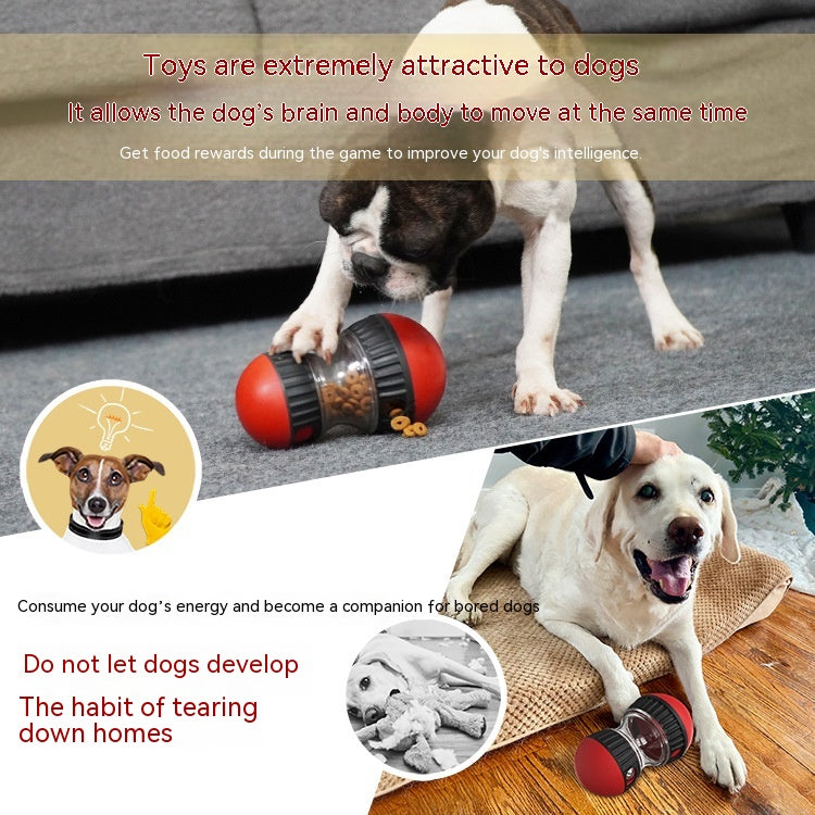 Interactive Treat Dispensing Dog Toy – Adjustable Puzzle Feeder