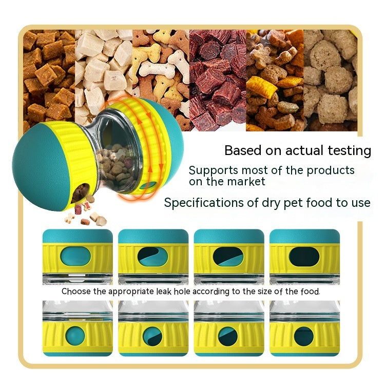 Interactive Treat Dispensing Dog Toy – Adjustable Puzzle Feeder