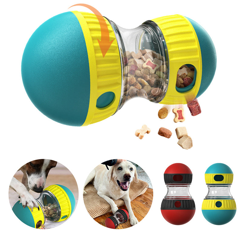 Interactive Treat Dispensing Dog Toy – Adjustable Puzzle Feeder