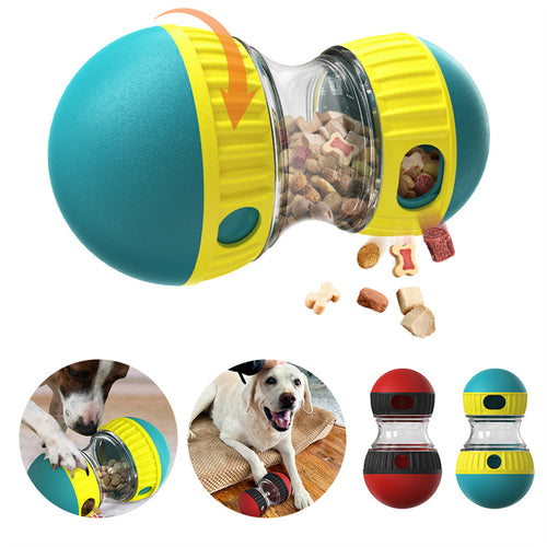 Interactive Treat Dispensing Dog Toy – Adjustable Puzzle Feeder