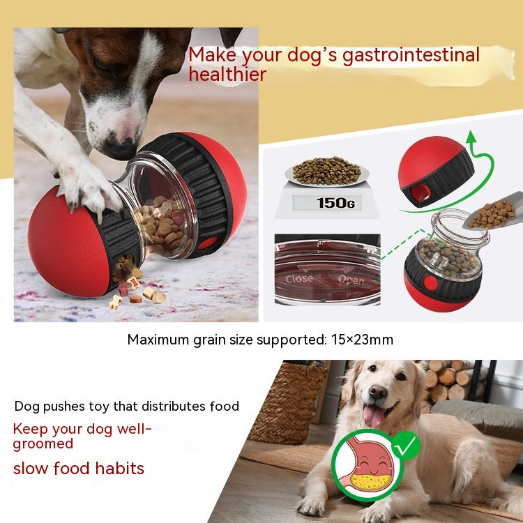 Interactive Treat Dispensing Dog Toy – Adjustable Puzzle Feeder